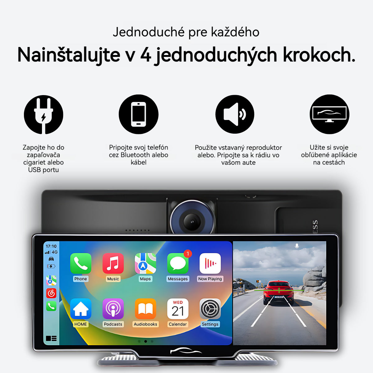 CarPlayBox™ Pro s podporou CarPlay a Android Auto